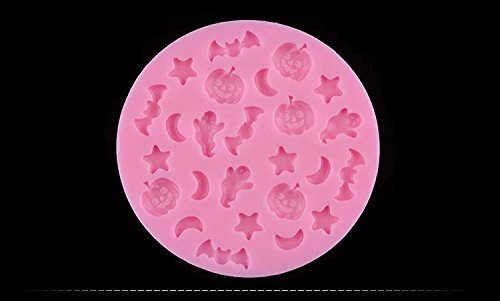 Topnew-Candy Cavity Silicone Chocolate Mold Candy and Gummy Moulds Star Moon H1627