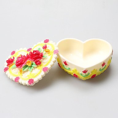 Y&XL&H The heart-shaped rose Clay Resin Jewelry Box Chocolate Silicone Molds,Decoration Tools Bakeware N4