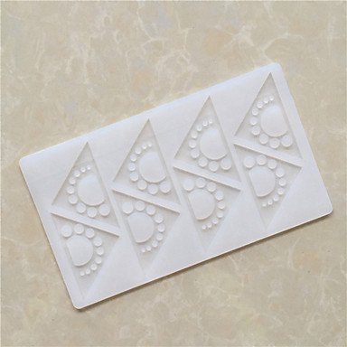 Y&XL&H 8 Hole Sun in Triangle Shape Chocolate Plugin Mold for Cake Decoration Baking Mold Silicone Material