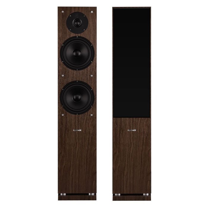 Fluance SXHTBFRW High Definition Two-way Floorstanding Main Speakers - Natural Walnut N6