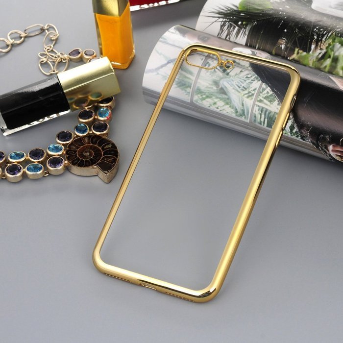 Badalink iPhone 7 Plus Case (5.5") Electroplated Plating Soft TPU Shockproof Flexible Easy Grip Crystal Clear... N9