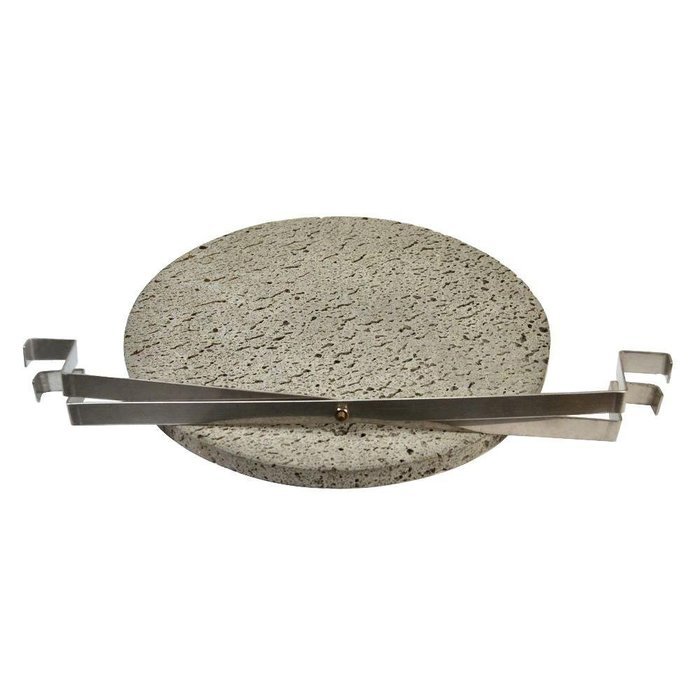 Vision Grills Dual-Purpose Lava Cooking Stone/Heat Deflector For Grilling Experience