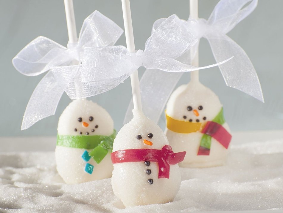 Snowman Cake Pops Pan - by Nordic Ware - sides clip together - complete set with sticks N3