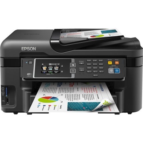 Epson Workforce Wf. 3620 Inkjet Multifunction Printer . Color . Photo Print . Desktop . Copier/Fax/Printer/Scanner...