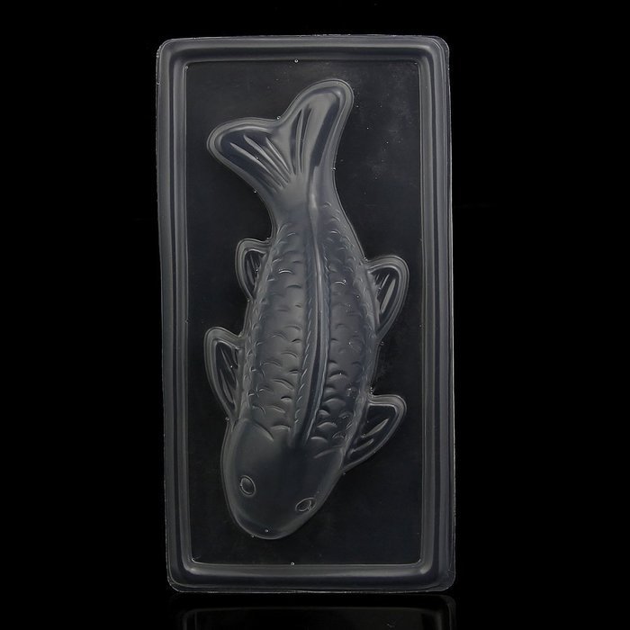 Fashionclubs 3D Koi Fish Plastic Jelly Chocolate Fondant Mold Sugarcraft Mold (L) N3