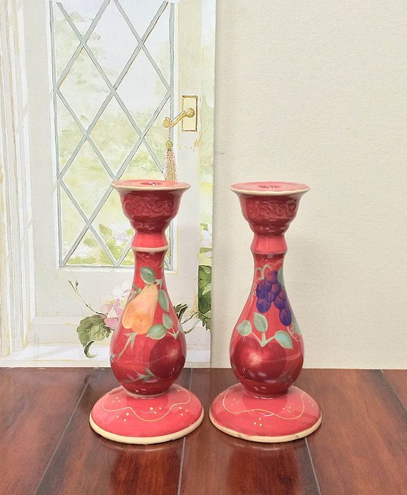 Red Orchard Ceramic 3-Piece Bowl Set, 8-3/8"W, 82769 by ACK N3
