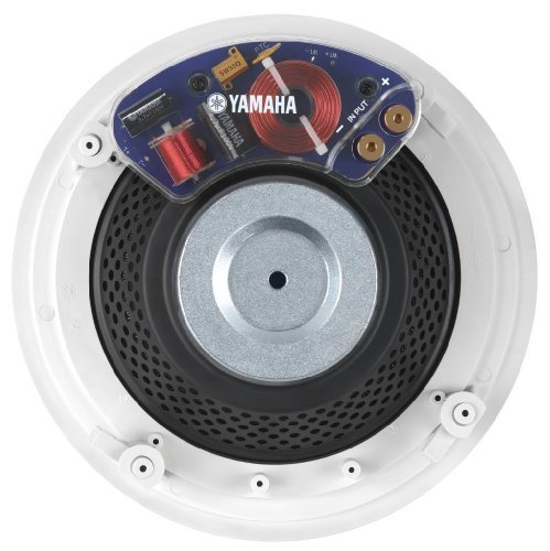 Yamaha Natural Sound Custom Easy-to-install In-Ceiling Flush Mount 2-Way 150 watts Speaker (Set of 4) with 8"... N3
