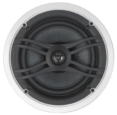 Yamaha Natural Sound Custom Easy-to-install In-Ceiling Flush Mount 2-Way 150 watts Speaker (Set of 4) with 8"... N4