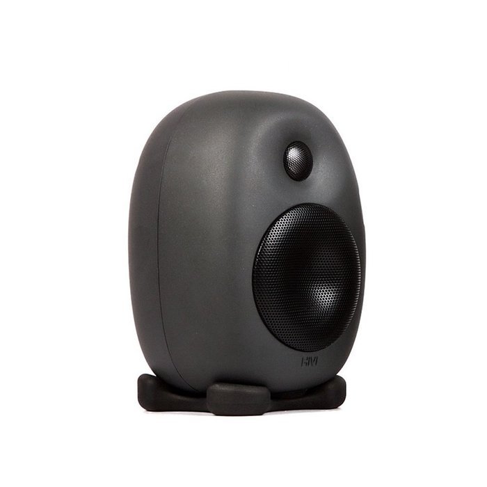 HiVi Swans - X4 - 2.0 Active Studio Monitors for Recording and Playback - Resonance Minimizing Ovoid Cabinet -... N4