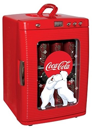 Koolatron KWC-25 Coca-Cola 28-Can-Capacity Portable Fridge with LED Display