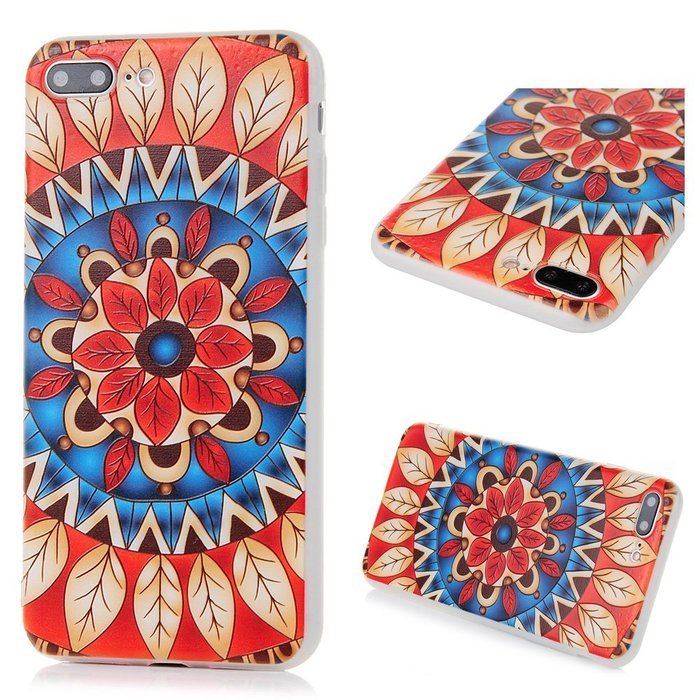 Badalink iPhone 7 Plus 3D Basso-relievo Case (5.5") Shockproof Drop Protection TPU Flexible Easy Grip Bumper Slim...