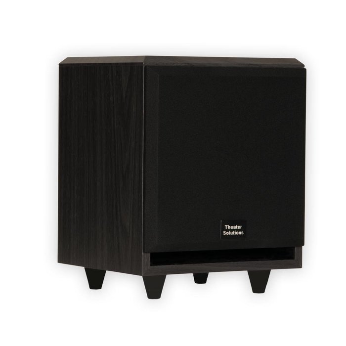 Theater Solutions SUB6F Front Firing Powered Subwoofer (Black) N3
