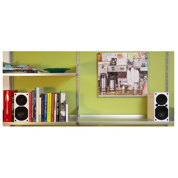 System Audio SA Saxo 5 Active Bookshelf Bluetooth Speakers, 5.11&rdquo; woofer, Multi- Inputs, Digital/Analog, 3.5mm... N2