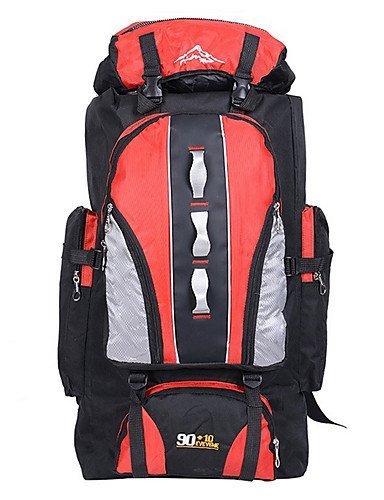SB@Outdoor Mountaineering Bags 90L Water Repellent Nylon Shoulder Bag Men And Women Travel Hiking Camping Backpack... N5