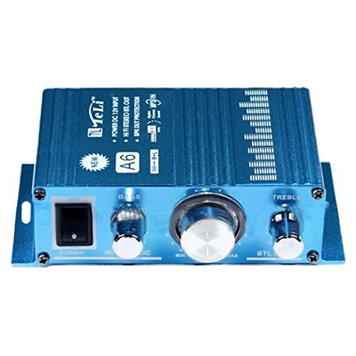 New Mini 12V Hi-Fi Audio Stereo Digital Car Amplifier TELI-A6 by Bcn N4