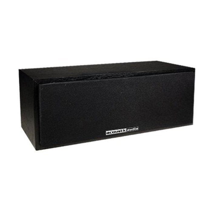 Acoustic Audio 6 Bookshelf & Center Home Speakers 7 Piece Set 600 Watt PS-S6C4-7 N3