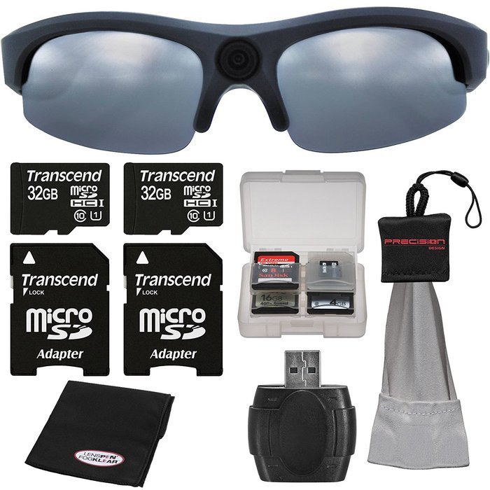 Coleman Vision HD G3HD-SUN 1080p HD Action Video Camera Camcorder Polarized Sunglasses with (2) 32GB Cards + Anti-Fog...