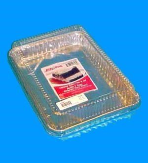 Jiffy Foil Oblong Cake Pan With Lid