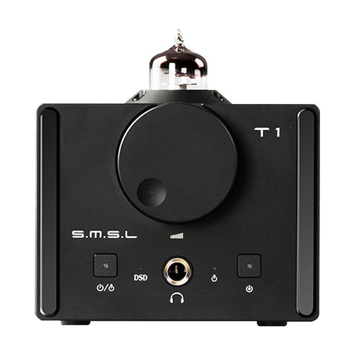 SMSL T1 DAC DSD512 Tube Headphone Amplifier 384kHz Optical\Coaxial\USB\Decoder