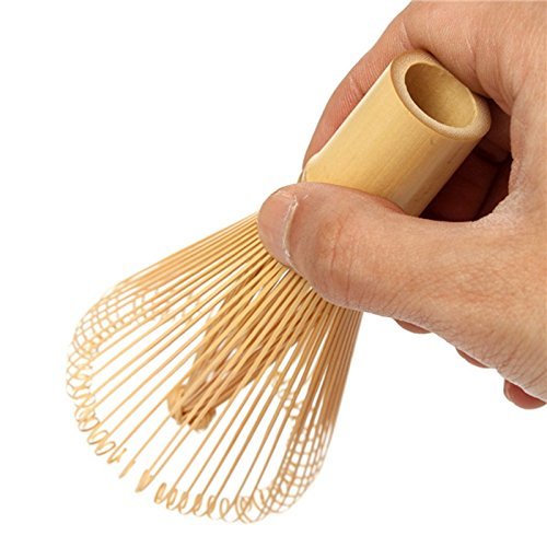 ETGtek 1pcs Japanese Ceremony Bamboo Chasen Green Tea Whisk for Preparing Matcha Powder N3