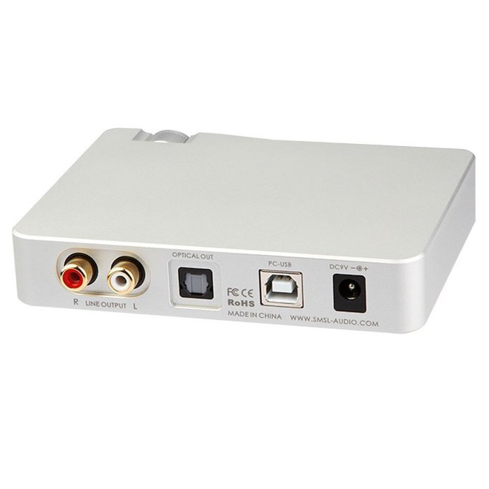 SMSL V2 32Bit/384KHz HiFi Headphone Amplifier USB DAC Decoder CM6631A ES9023