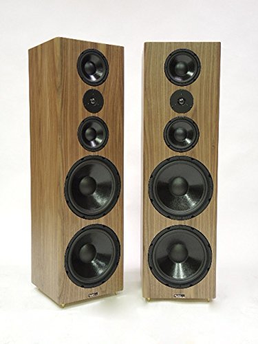 Halo 1 Floorstanding Loudspeakers in Walnut (pair) N2
