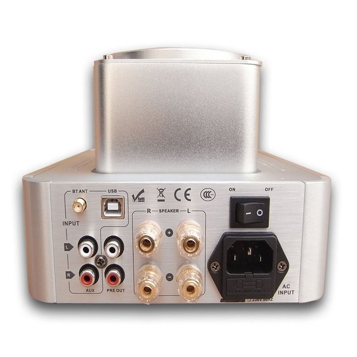 Mistral DT-309B Hybrid Tube Amplifier with Bluetooth 4.0, aptX, USB-DAC & Headphone Out