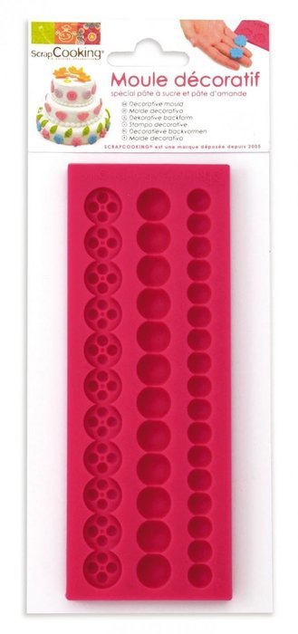 ScrapCooking Pearls Mold for Fondant