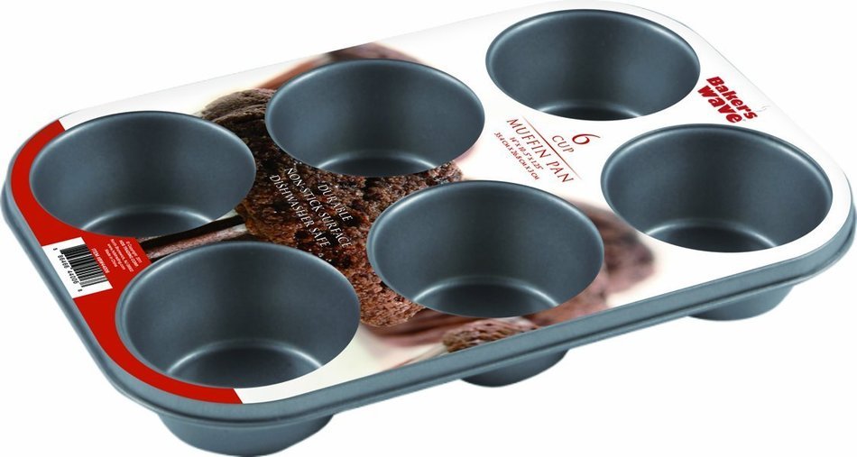 Home Basics 6-Piece Muffin Pan