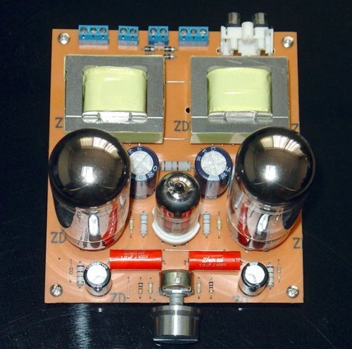 Gowe&reg; Hifi Tube 6N2+EL34 Single-ended Class A Power Amplifier Board Diy Kit N2