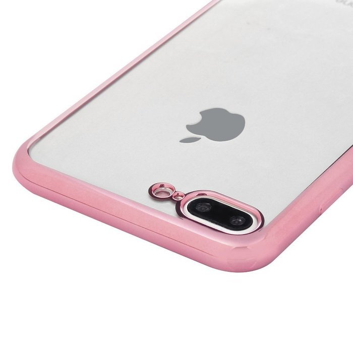 Badalink iPhone 7 Plus Case (5.5") Electroplated Plating Soft TPU Shockproof Flexible Easy Grip Crystal Clear... N16