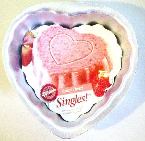 Fancy Heart Singles 3/4 Cup Personal Cake Pan - By Wilton