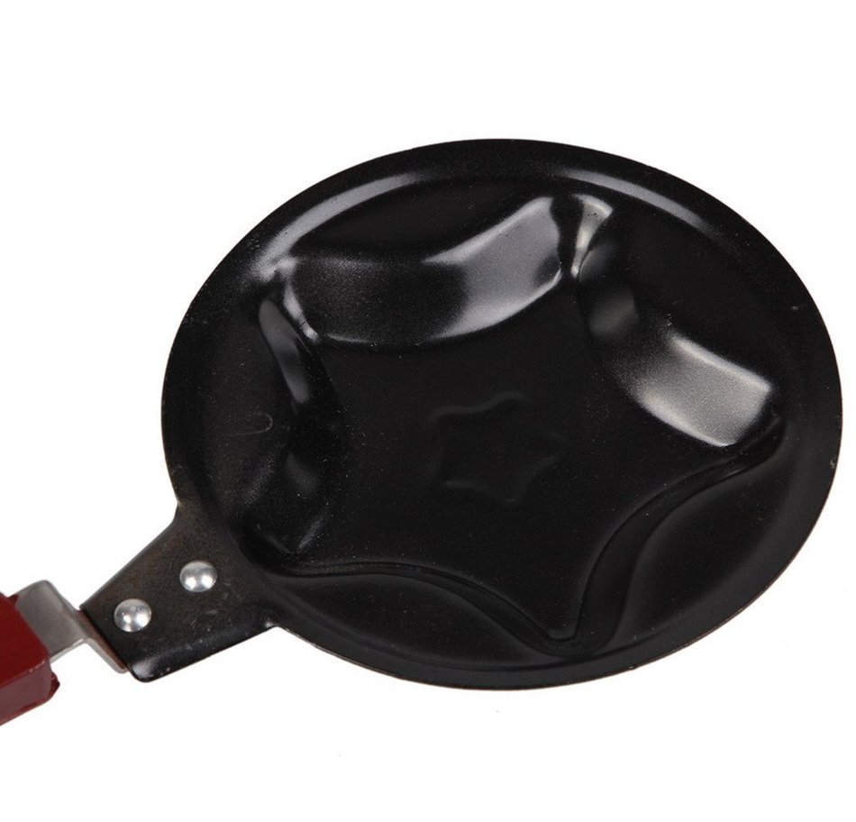 Bigood Iron Nonstick Egg Pancake Wonder Breakfast Fry Pan Star Shape N5