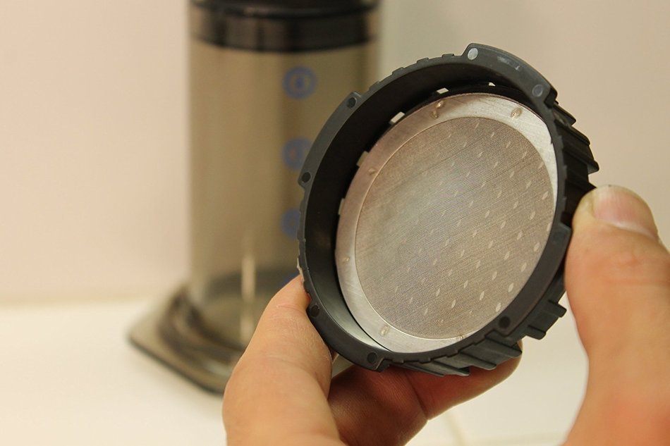 Metal Disk Filter for Use in a Aeropress Coffee Maker - Aerocoffee Filter - The Micro-filter Stainless Steel Coffee... N2