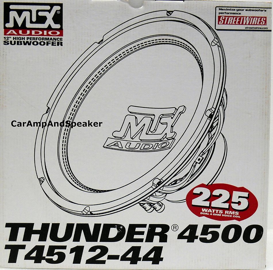MTX T4512-44 12" Thunder4500 Subwoofer