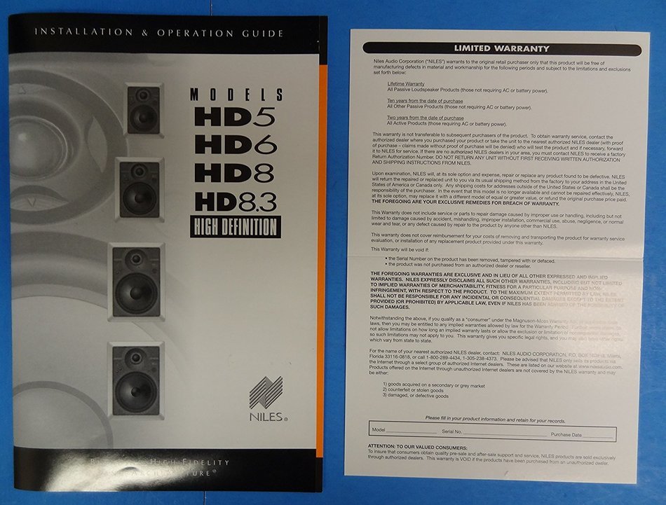 Niles HD5 Speaker N5