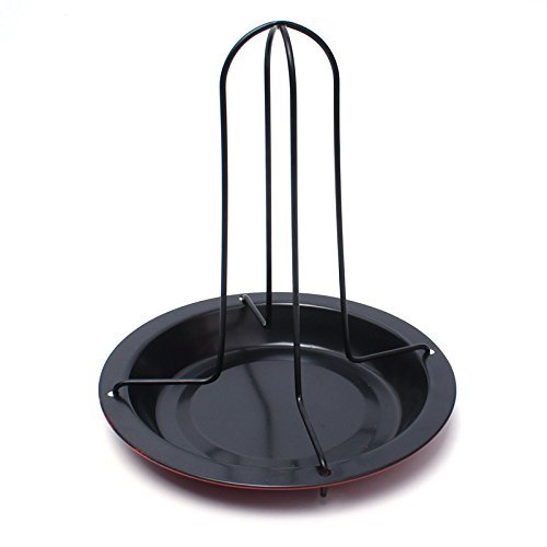 Chicken Roasting Rack With Bowl Tin Non-stick Cooking Tools Baking Pan Barbecue Grilling BBQ Accessories