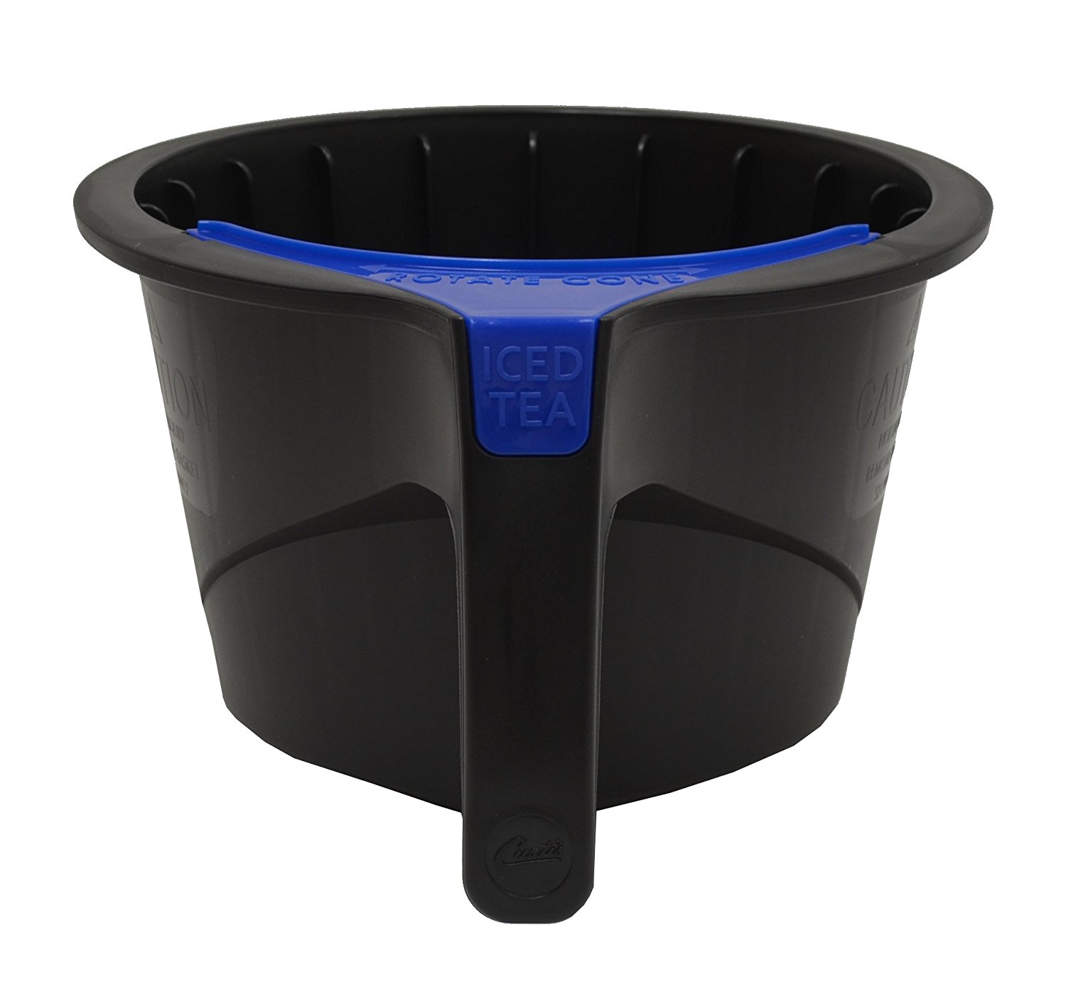 Wilbur Curtis Brew Cone Assembly Black Rotate Std With Blue Splash