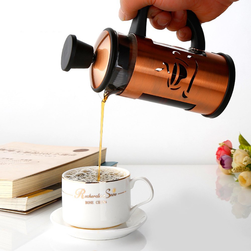 Kteam Newest French Stainless Steel Stovetop Coffee Tea Pot Expresso ...