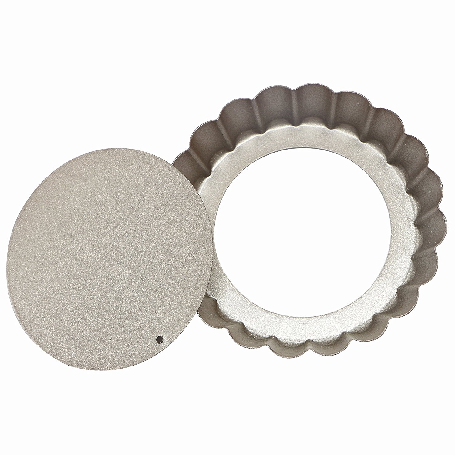 6 Pack 4 Inch Mini Tat Pan Set With Emovable Bottom Mini