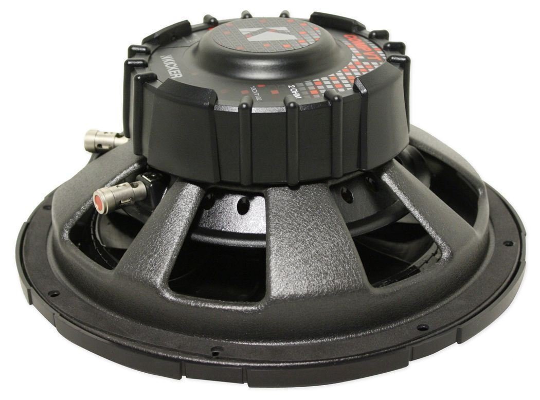 Package kicker 10cvt10 4 ohm 800 watt shallow mount car subwoofer