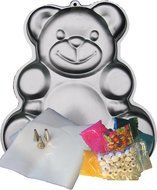 Huggable Teddy Bear Pan Cake Mold Baking Kit