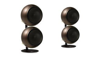 Orb Audio Mod2X QuickPack - Satellite Speakers and Desk Stand, Hand Antiqued Bronze N5