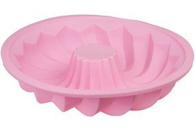 GHMZ Cake Mold 10 Inch Silicone Pan-Pink