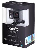 Scinex&reg; WPC20 16GB WiFi HD 1080P 12MP Waterproof Sports Camera + Telescope Pole and Mounts - US Warranty (Black)