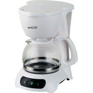 Brentwood Appliances TS-212 4-Cup Coffee Maker, White