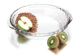 Libbey 55826 - 9.5 in 2 pc Deep Pie Plate