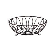 Spectrum Diversified Leaf Fruit Bowl, Black N3