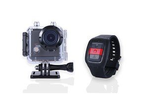 Trailer Eyes T-86 GoRidePro Helmet Sport Action Camera, incl. a Helmet Head Strap &amp; 4GB SD card for immediate... N3
