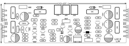 kits Stereo L12-2 Class AB Audio Power Amplifier Board 2-Channel AMP 120W